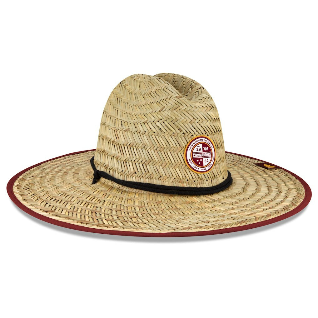 Washington Commanders New Era 2022 NFL Training Camp Straw Lifeguard Hat Natural | NFL