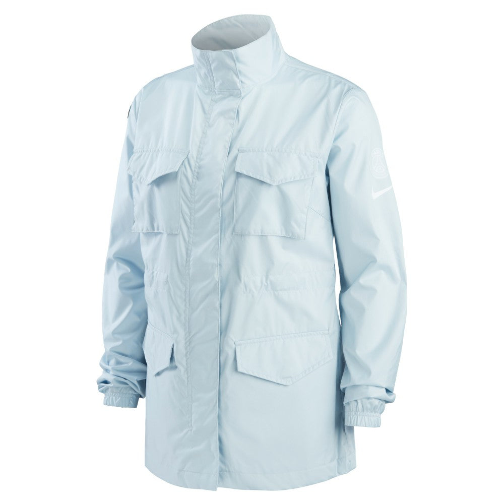Paris Saint-Germain Women's M65 Woven Full-Zip Jacket Light Blue | Nike