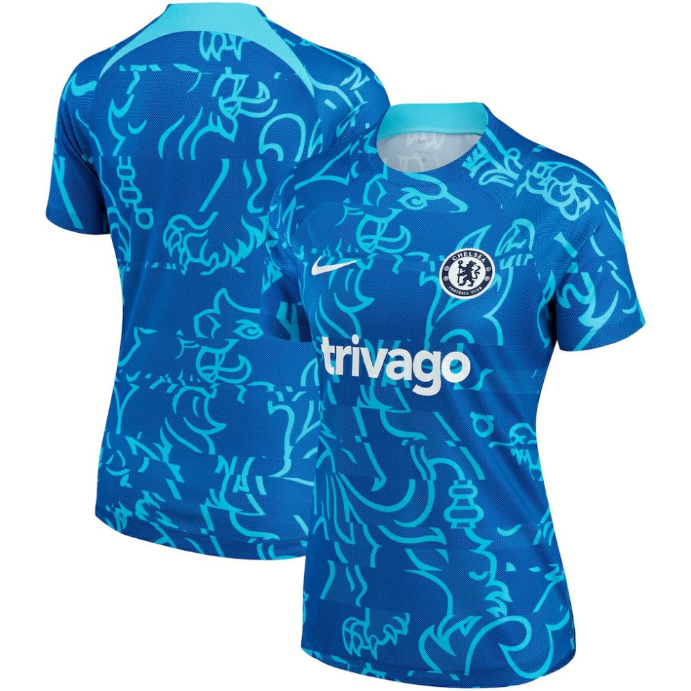 Chelsea Women's 2022/23 Pre-Match Home Performance Top Blue | Nike cheap