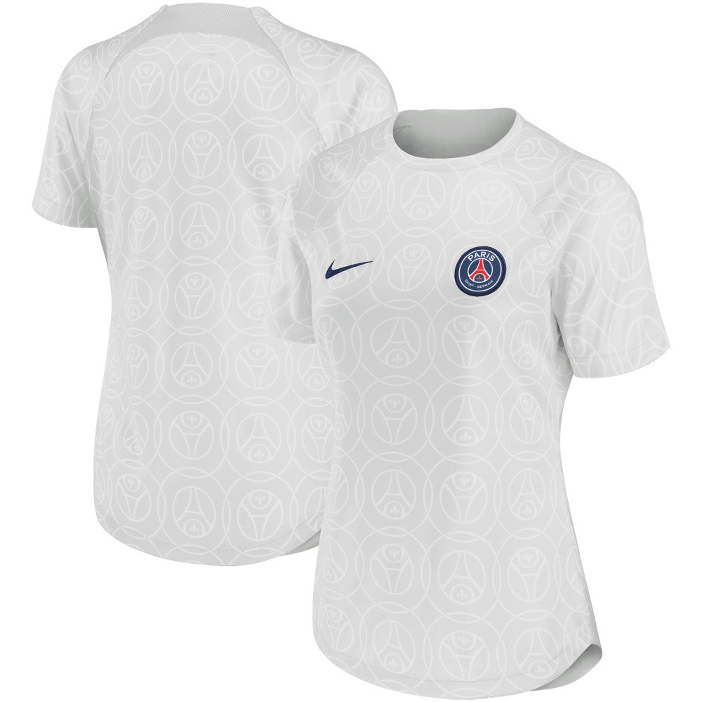 Paris Saint-Germain Women's 2022/23 Pre-Match Home Performance Top Gray | Nike Online