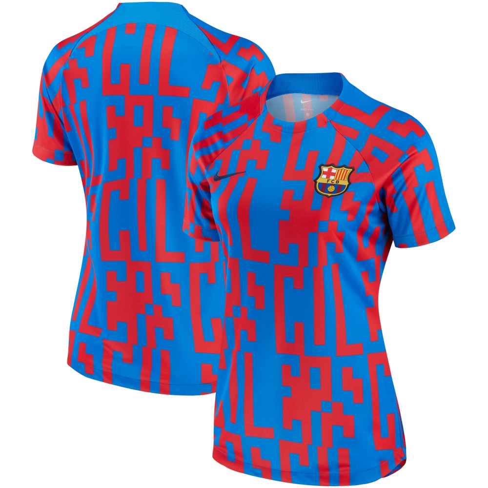 Barcelona Women's 2022/23 Pre-Match Home Performance Top Blue | Nike discount