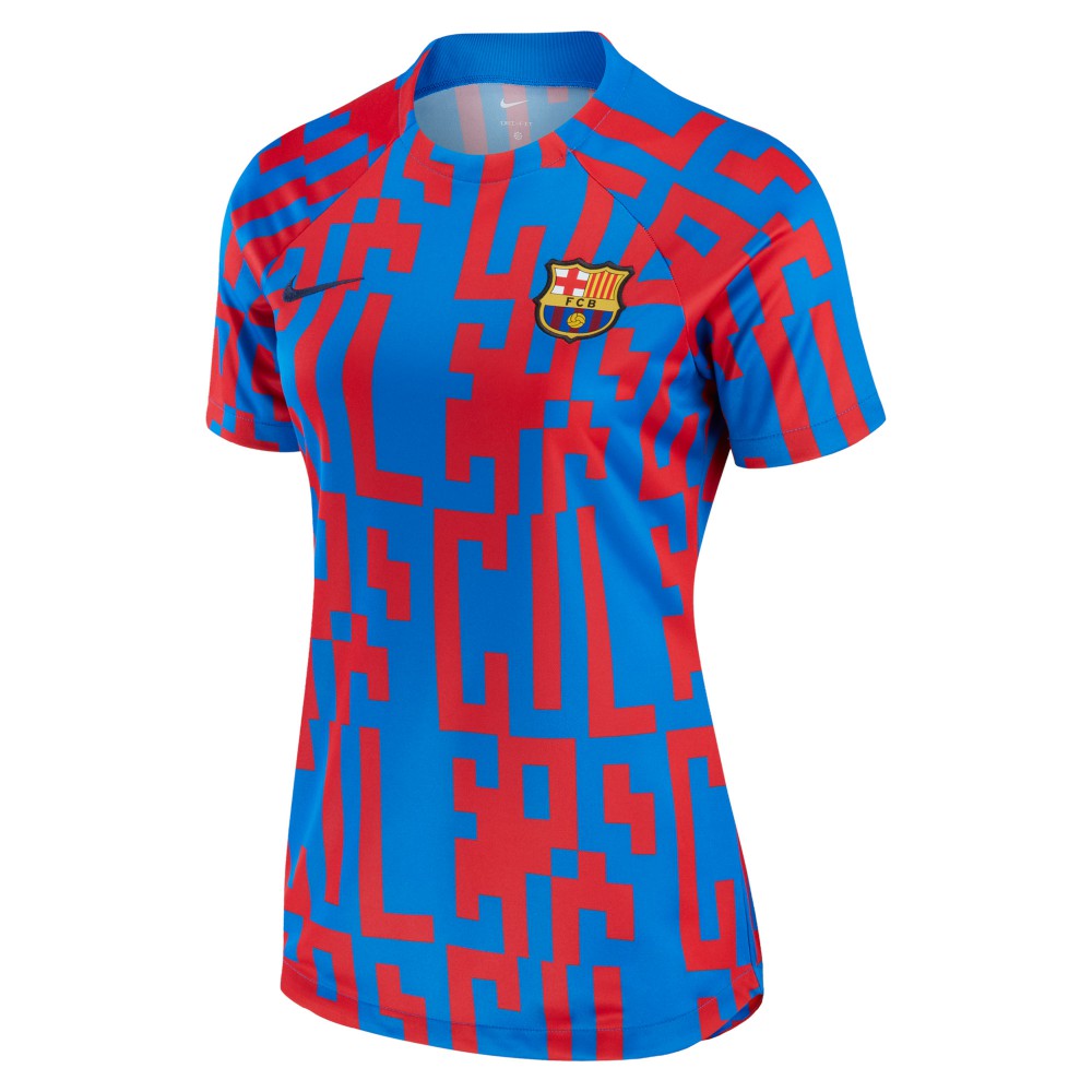 Barcelona Women's 2022/23 Pre-Match Home Performance Top Blue | Nike discount