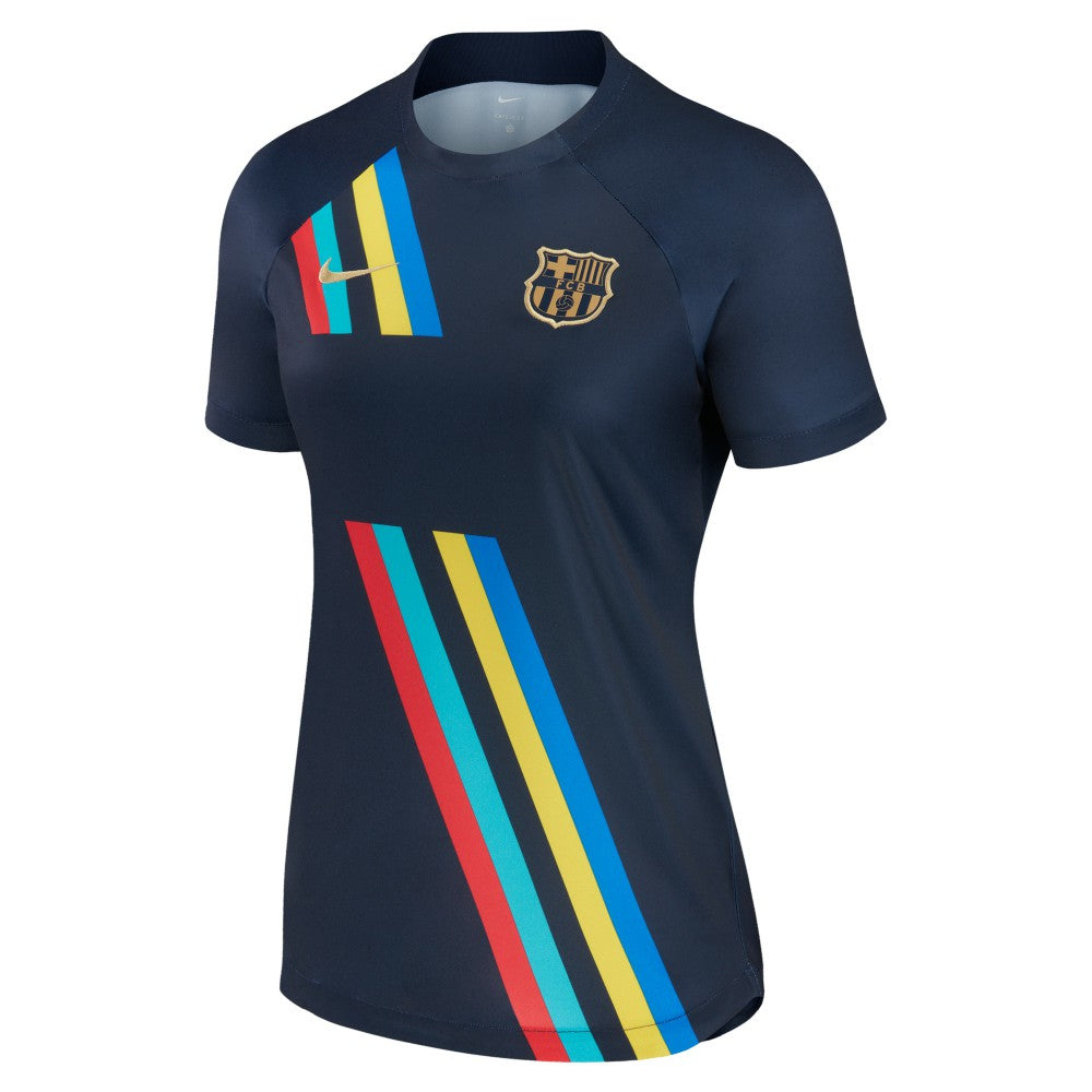 Barcelona Women's 2022/23 Pre-Match AWAY Performance Top Navy | Nike Sale