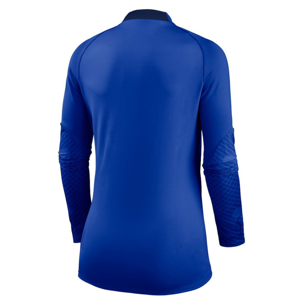 Chelsea Women's Strike Drill Raglan Performance Quarter-Zip Top Blue | Nike Sale