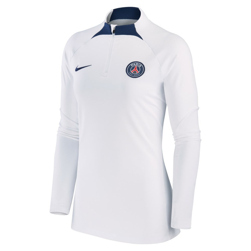 Paris Saint-Germain Women's Strike Drill Raglan Performance Quarter-Zip Top White | Nike online