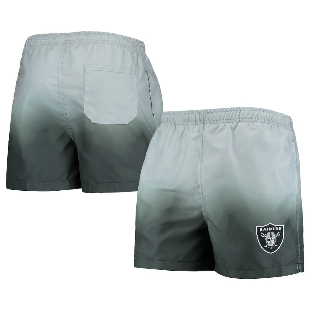 Las Vegas Raiders FOCO Dip-Dye Swim Shorts Black/ | NFL