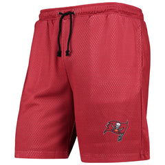 Tampa Bay Buccaneers FOCO Colorblock Mesh V-Neck & Shorts Set Red | NFL