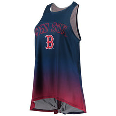 Boston Red Sox FOCO Women's Gradient Tie-Back Racerback Tank Top - MLB