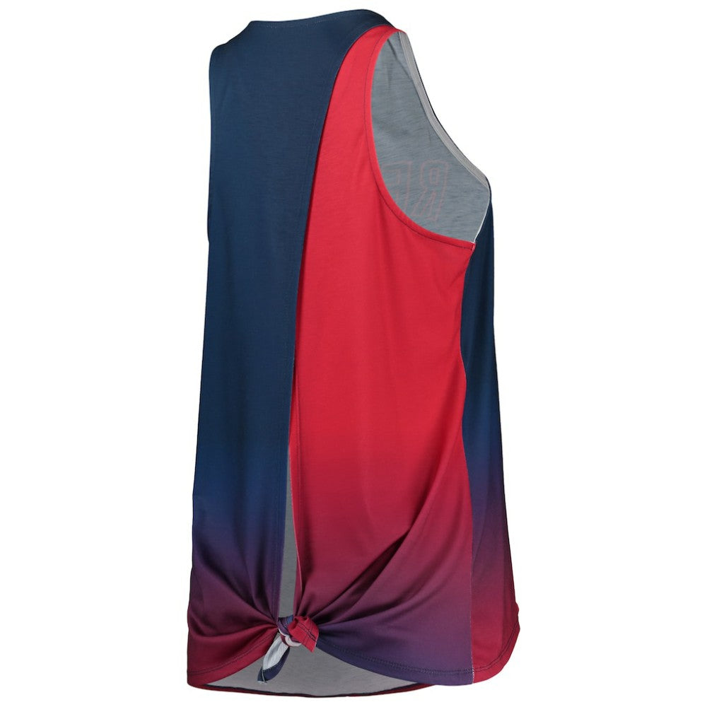 Boston Red Sox FOCO Women's Gradient Tie-Back Racerback Tank Top - MLB