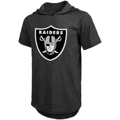 Darren Waller Las Vegas Raiders Majestic Threads Player Name & Number Tri-Blend Hoodie T-Shirt Black | NFL