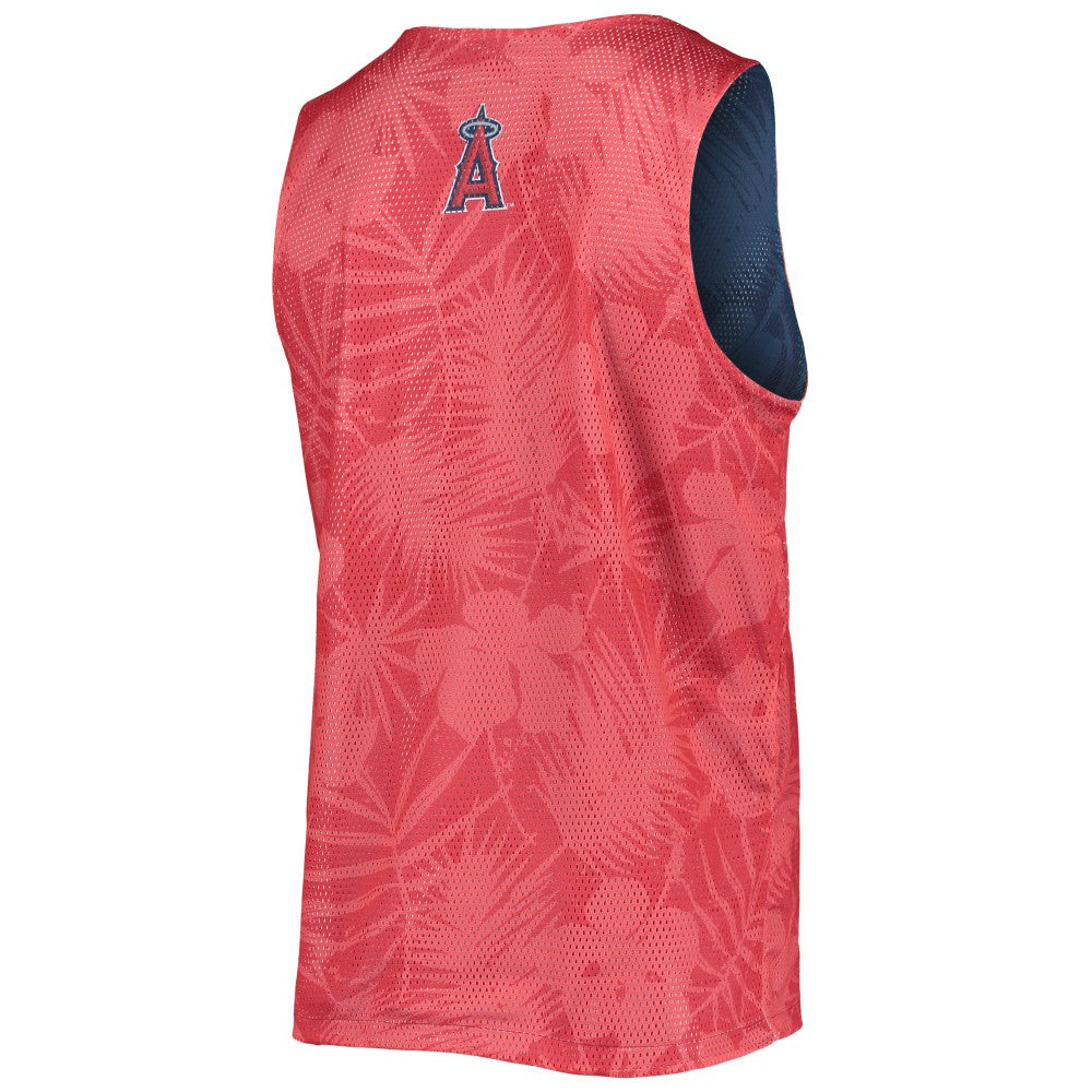 Los Angeles Angels FOCO Floral Reversible Mesh Tank Top - MLB