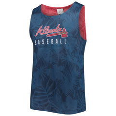 Atlanta Braves FOCO Floral Reversible Mesh Tank Top - MLB