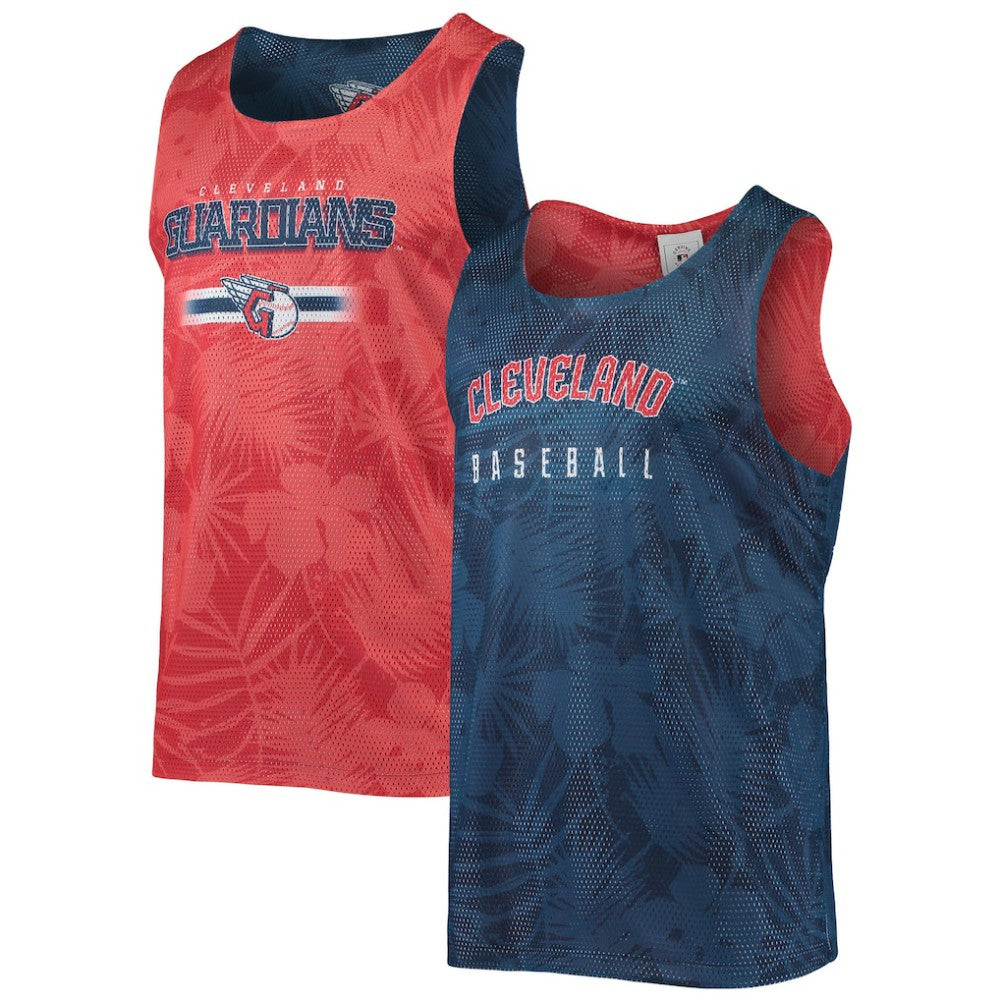 Cleveland Guardians FOCO Floral Reversible Mesh Tank Top - MLB