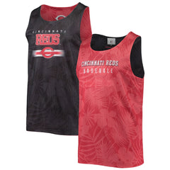 Cincinnati Reds FOCO Floral Reversible Mesh Tank Top - MLB