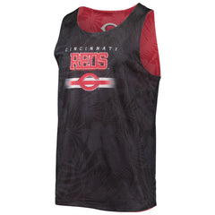 Cincinnati Reds FOCO Floral Reversible Mesh Tank Top - MLB