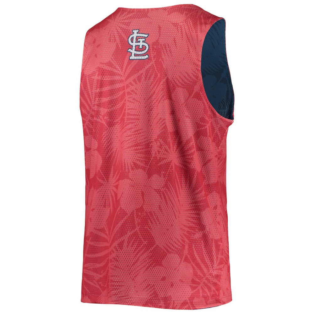 St. Louis Cardinals FOCO Floral Reversible Mesh Tank Top - MLB