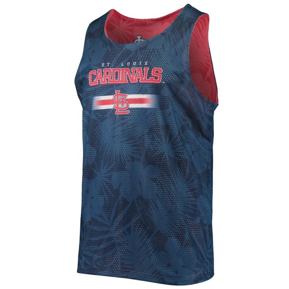 St. Louis Cardinals FOCO Floral Reversible Mesh Tank Top - MLB
