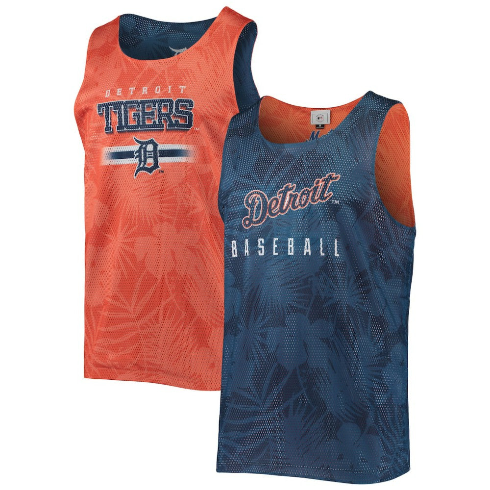 Detroit Tigers FOCO Floral Reversible Mesh Tank Top - MLB