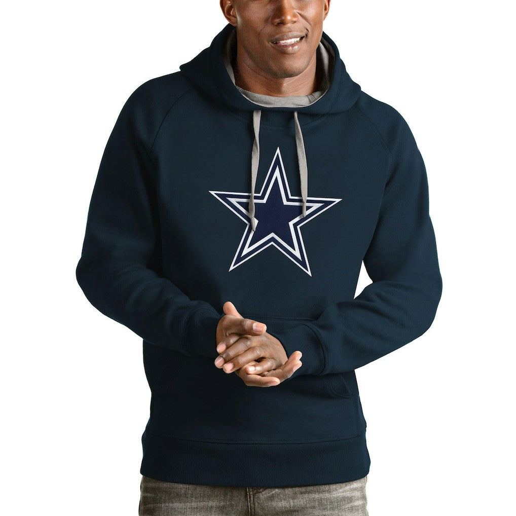 Dallas Cowboys Antigua Victory Pullover Hoodie Navy | NFL