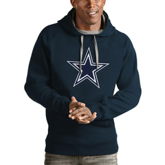 Dallas Cowboys Antigua Victory Pullover Hoodie Navy | NFL