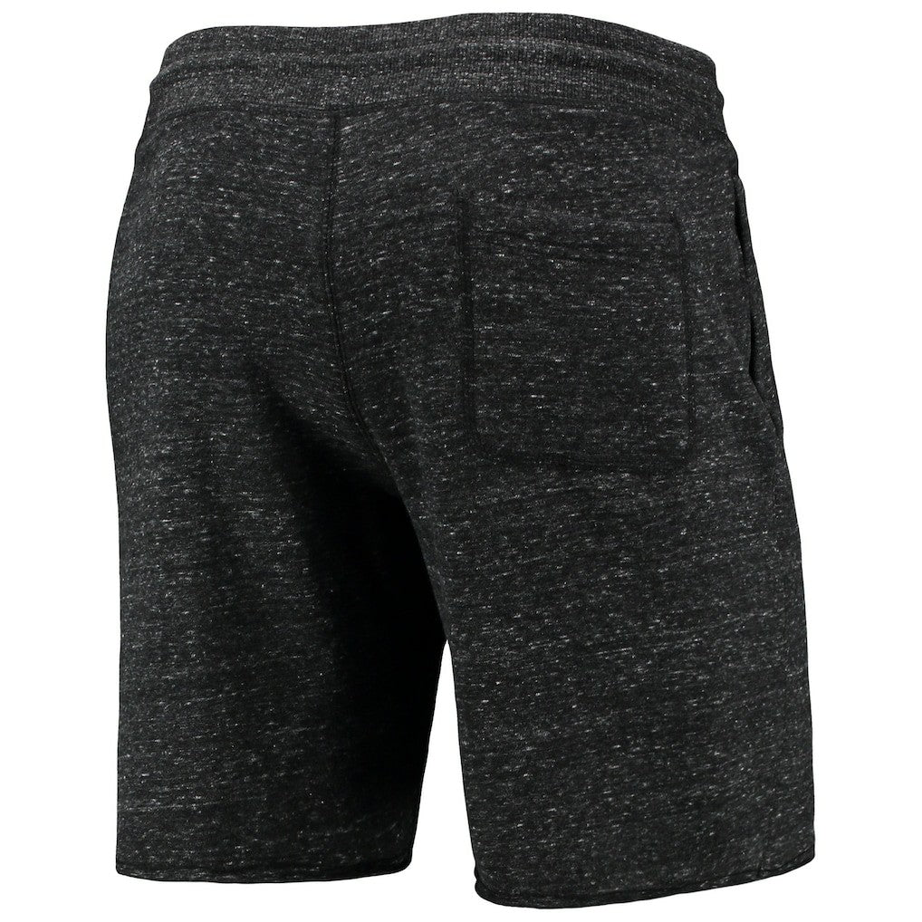 Chicago Bulls Homage Primary Logo Tri-Blend Sweat Shorts Charcoal - NBA