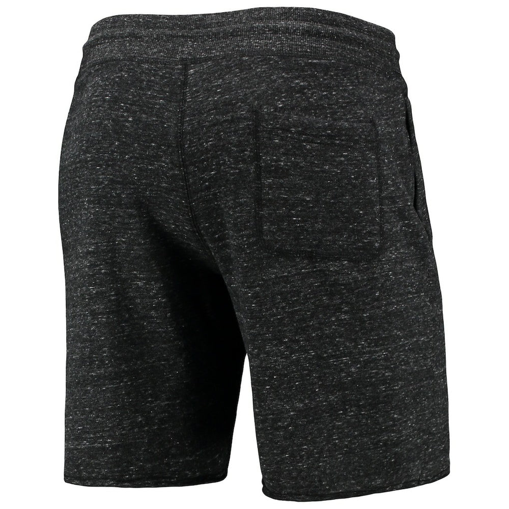 Chicago Bulls Homage Primary Logo Tri-Blend Sweat Shorts Charcoal - NBA