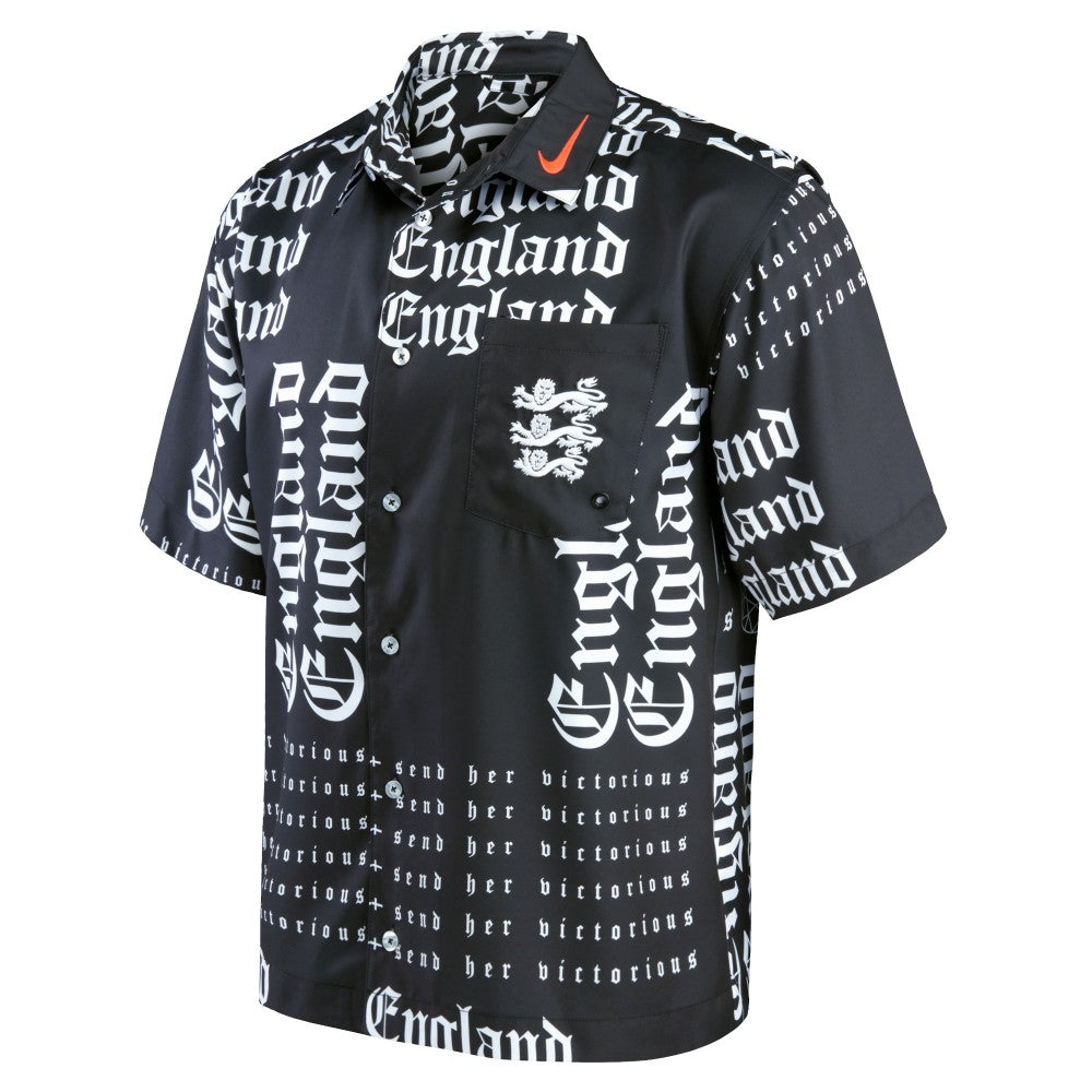England Women's National Team Button-Up Shirt Black | Nike