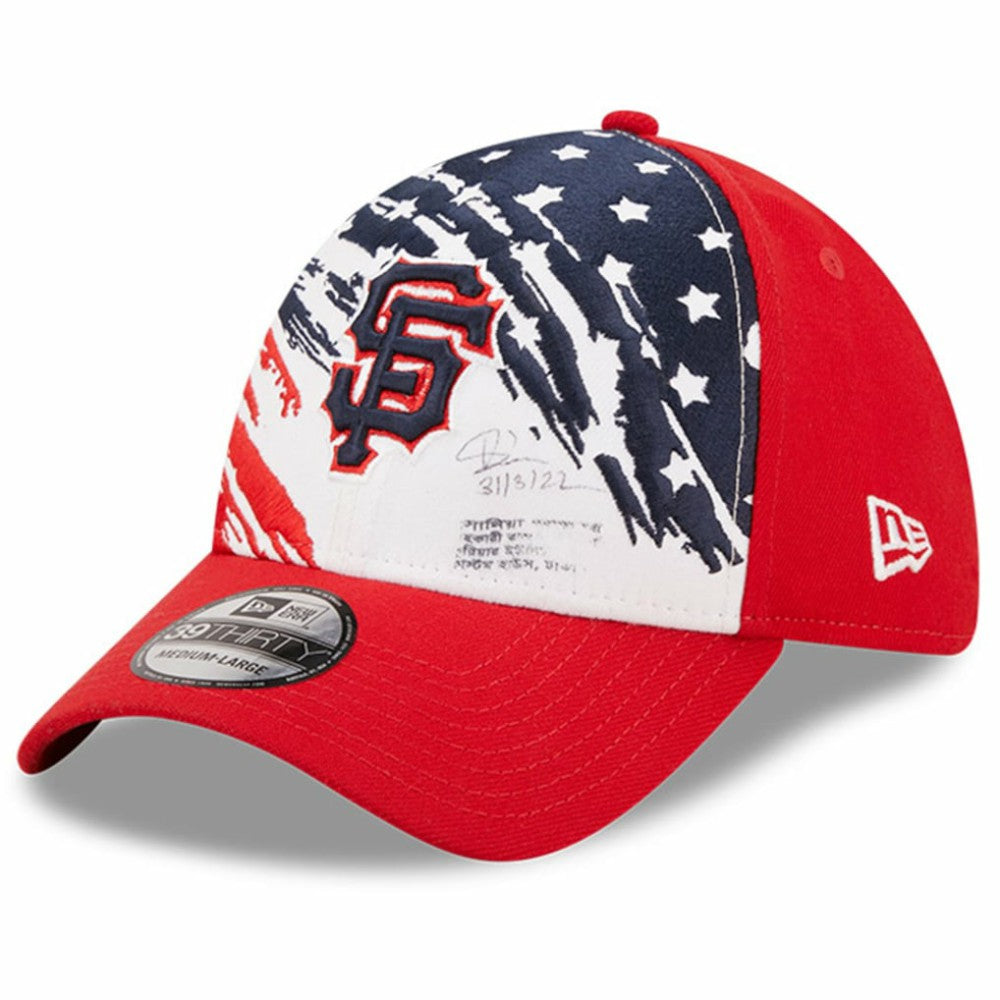 San Francisco Giants New Era 2022 4th of July 39THIRTY Flex Hat - MLB