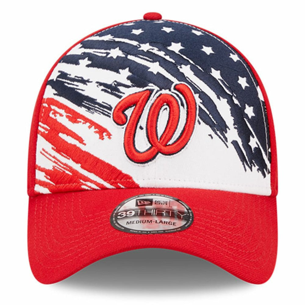 Washington Nationals New Era 2022 4th of July 39THIRTY Flex Hat - MLB