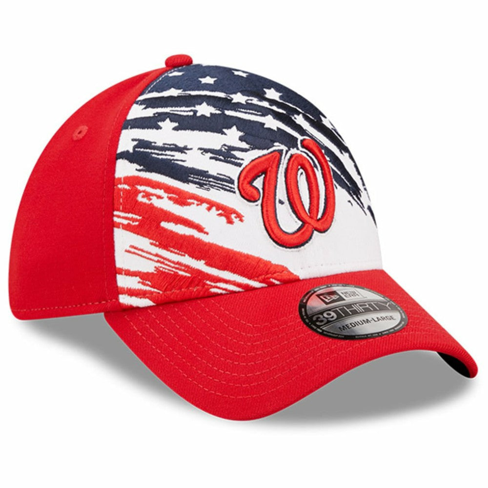 Washington Nationals New Era 2022 4th of July 39THIRTY Flex Hat - MLB