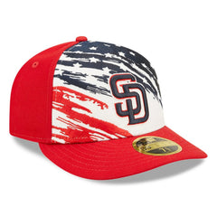 San Diego Padres New Era 2022 4th of July Low Profile 59FIFTY Fitted Hat - MLB