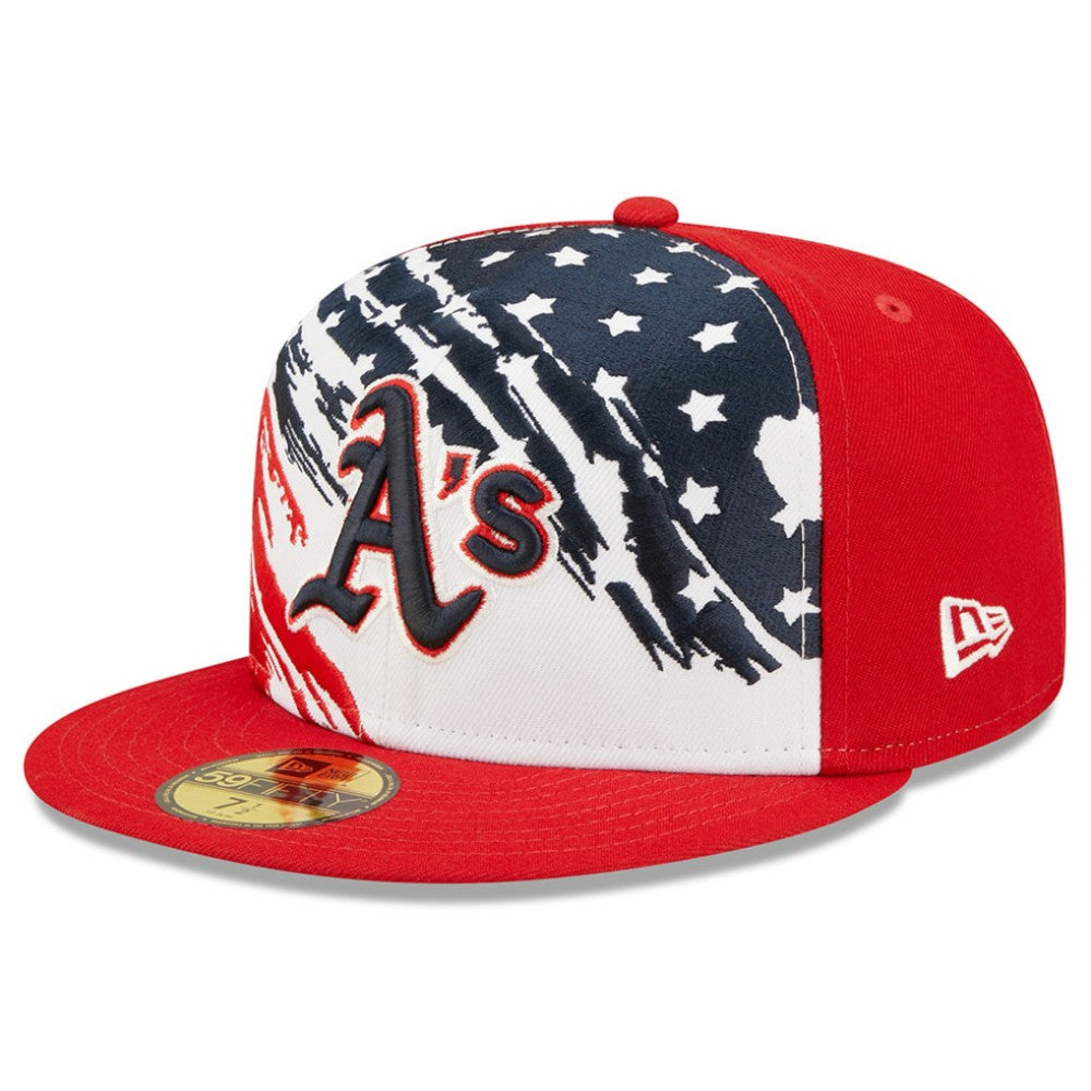 Athletics New Era 2022 4th of July On-Field 59FIFTY Fitted Hat - MLB