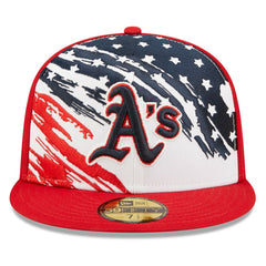 Athletics New Era 2022 4th of July On-Field 59FIFTY Fitted Hat - MLB