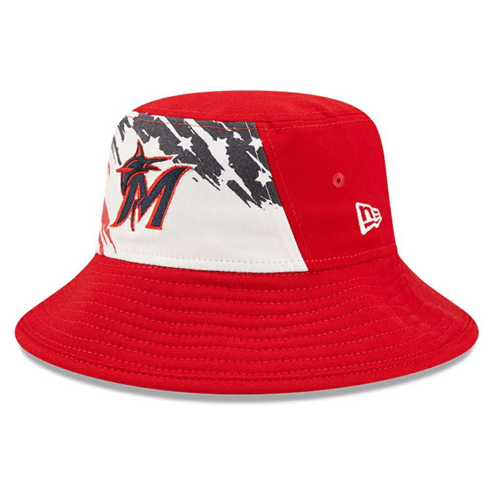 Miami Marlins New Era 2022 4th of July Bucket Hat - MLB