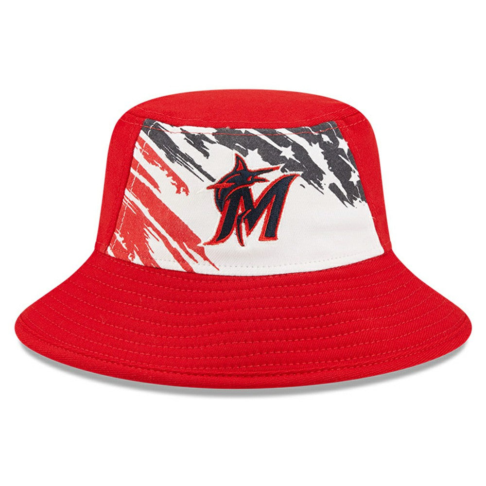 Miami Marlins New Era 2022 4th of July Bucket Hat - MLB