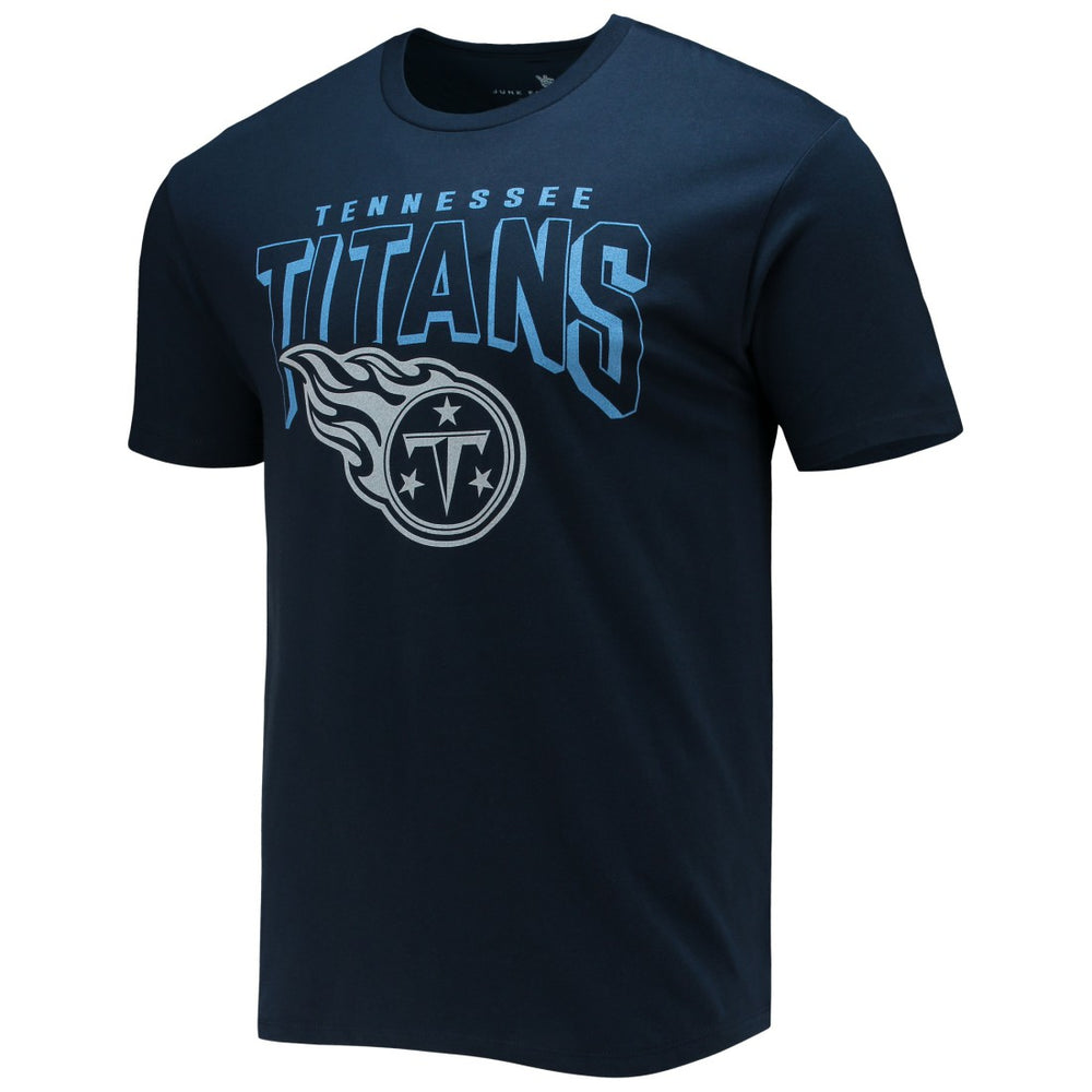Tennessee Titans Junk Food Bold Logo T-Shirt Navy | NFL
