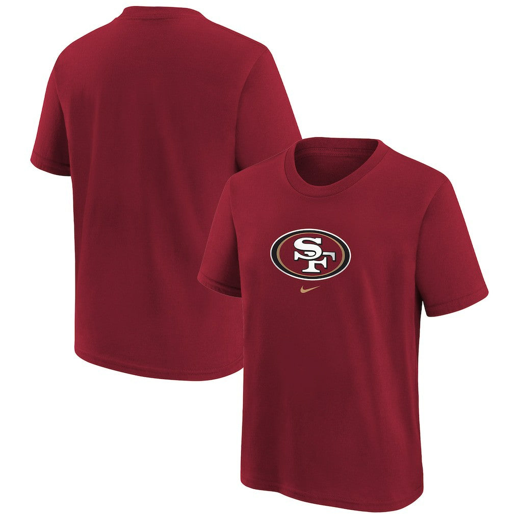 San Francisco 49ers Preschool Team Wordmark T-Shirt Scarlet | Nike for Sale