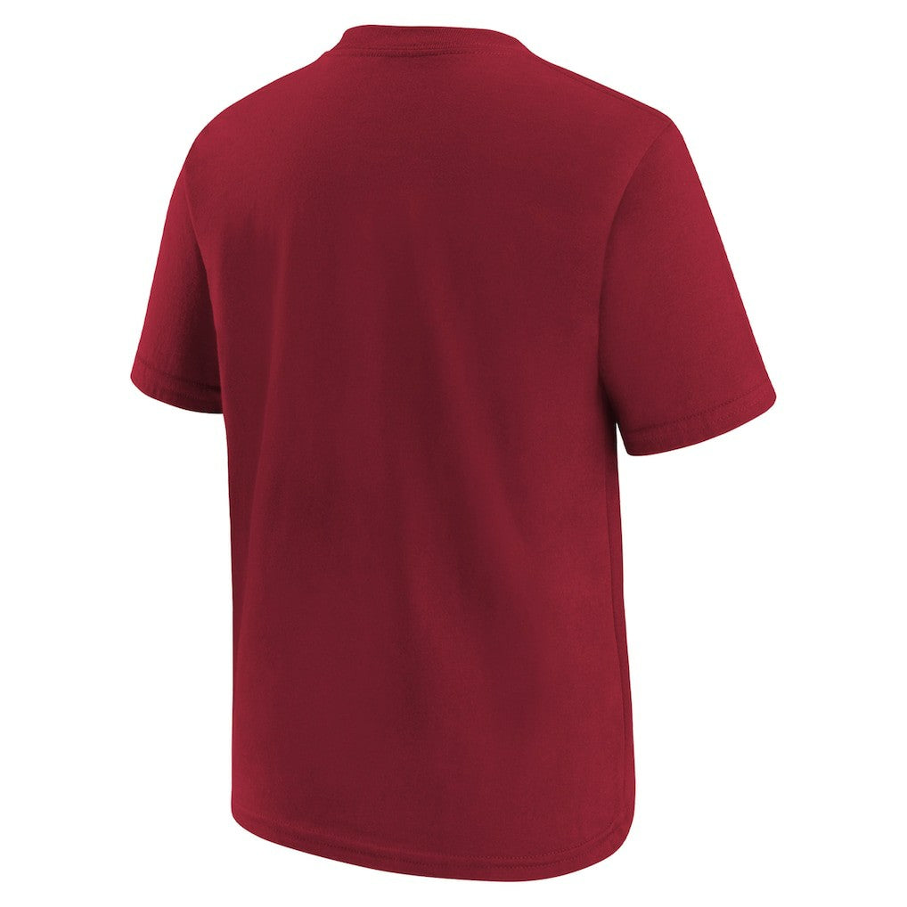 San Francisco 49ers Preschool Team Wordmark T-Shirt Scarlet | Nike for Sale