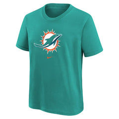 Miami Dolphins Preschool Team Wordmark T-Shirt Aqua | Nike for Sale