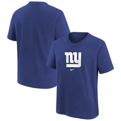New York Giants Preschool Team Wordmark T-Shirt Royal | Nike for Sale