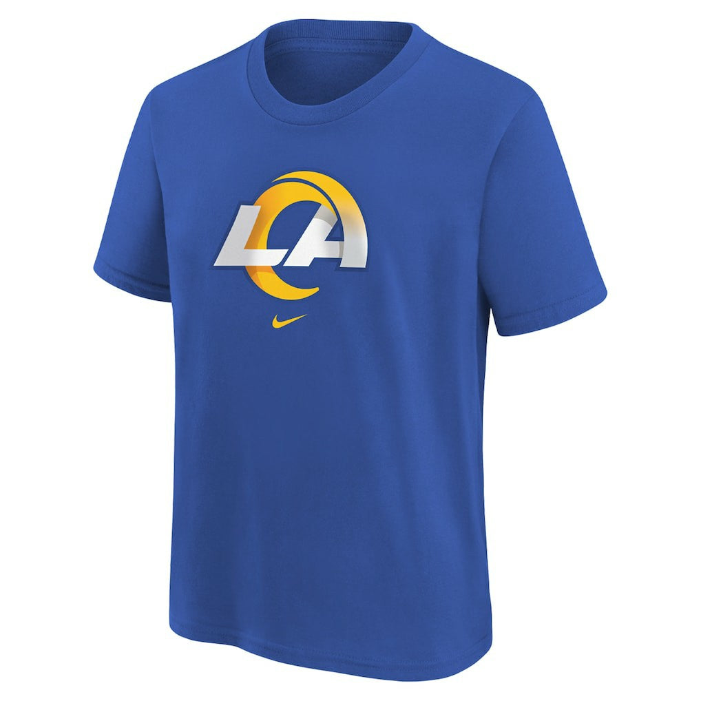 Los Angeles Rams Preschool Team Wordmark T-Shirt Royal | Nike for Sale