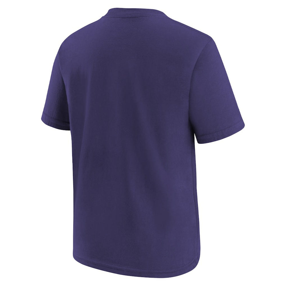 Baltimore Ravens Preschool Team Wordmark T-Shirt Purple | Nike for Sale