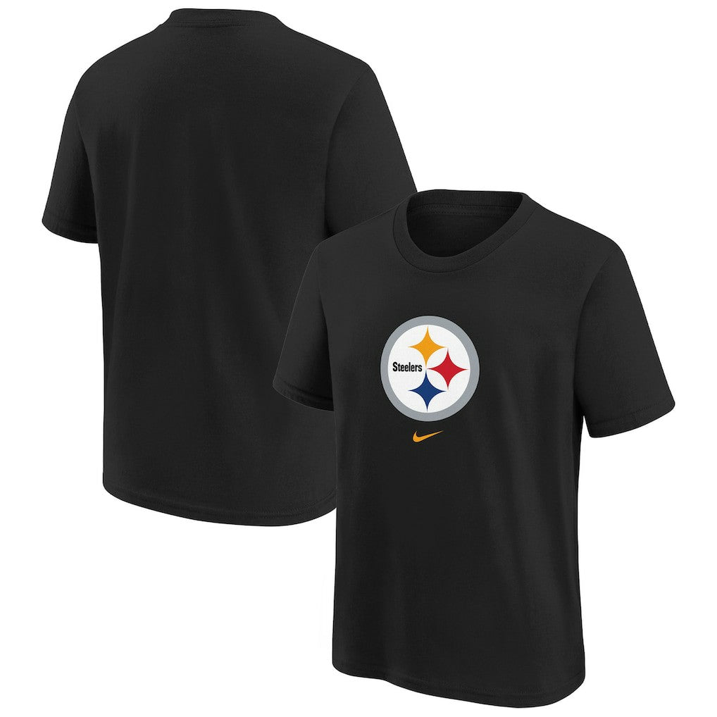 Pittsburgh Steelers Preschool Team Wordmark T-Shirt Black | Nike for Sale