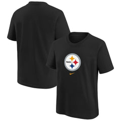 Pittsburgh Steelers Preschool Team Wordmark T-Shirt Black | Nike for Sale