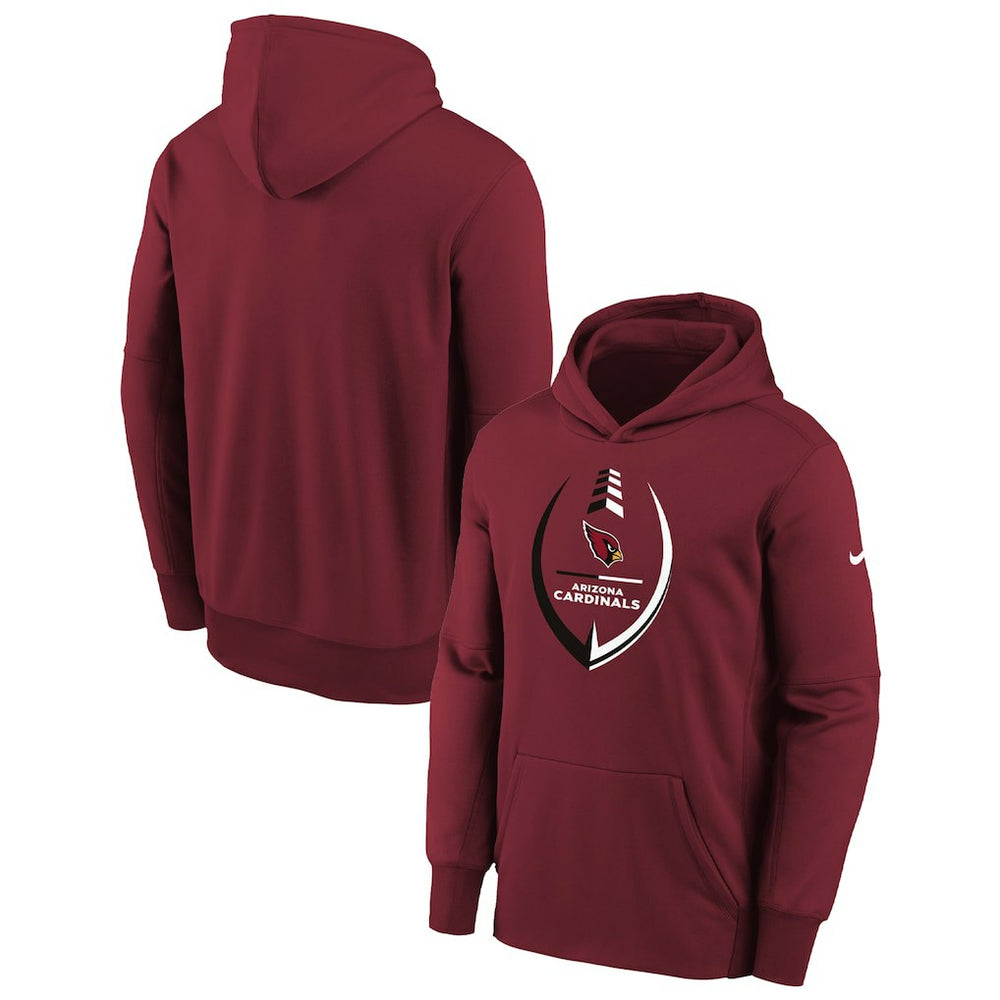 Arizona Cardinals Youth Icon Performance Pullover Hoodie Cardinal | Nike for Sale