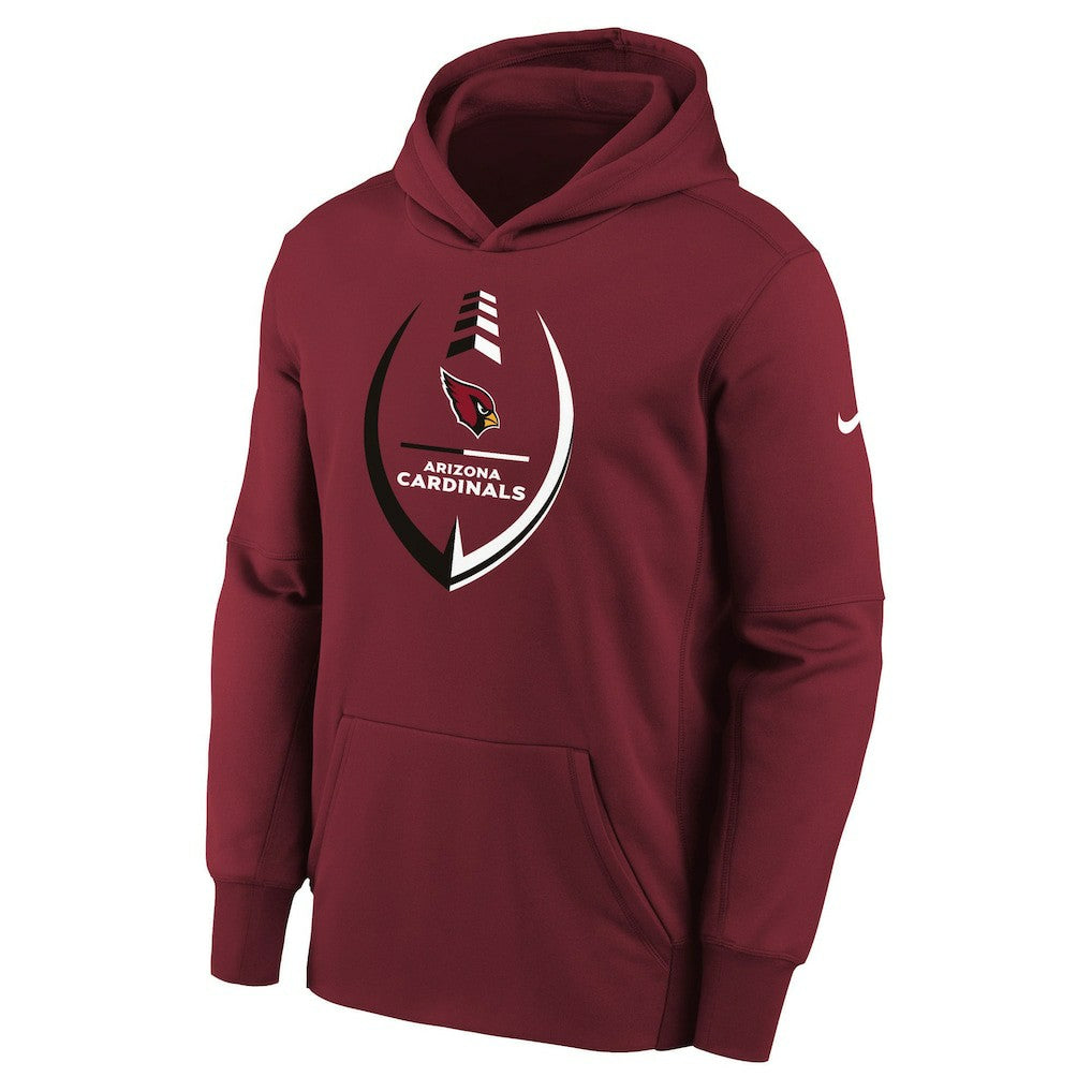 Arizona Cardinals Youth Icon Performance Pullover Hoodie Cardinal | Nike for Sale