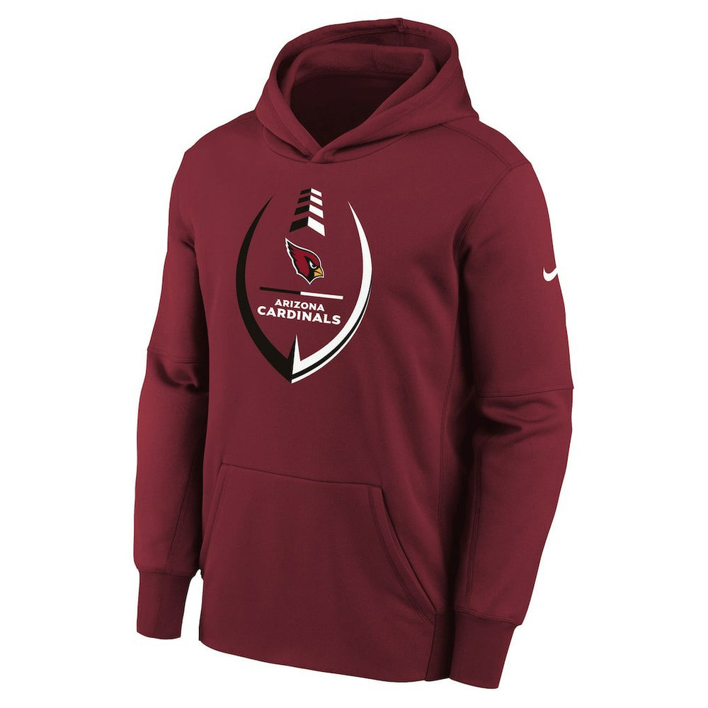 Arizona Cardinals Youth Icon Performance Pullover Hoodie Cardinal | Nike for Sale