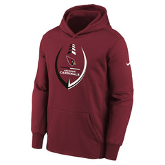 Arizona Cardinals Youth Icon Performance Pullover Hoodie Cardinal | Nike for Sale