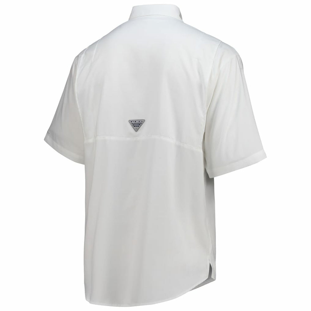 Dallas Cowboys Tamiami Omni-Shade Button-Down Short Sleeve Shirt White | Columbia
