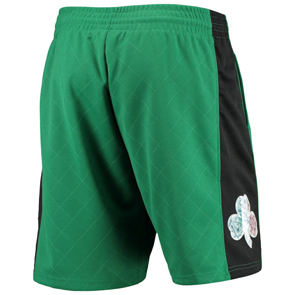 Boston Celtics 2007 Hardwood Classics 75th Anniversary Swingman Shorts Kelly Green - NBA